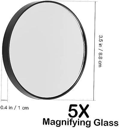 Magnifying Makeup Mirror with Suction Cups for Precision