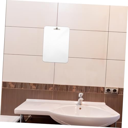 Fogless Acrylic Mirror - Shatterproof Shower Mirror for Makeup and Shaving