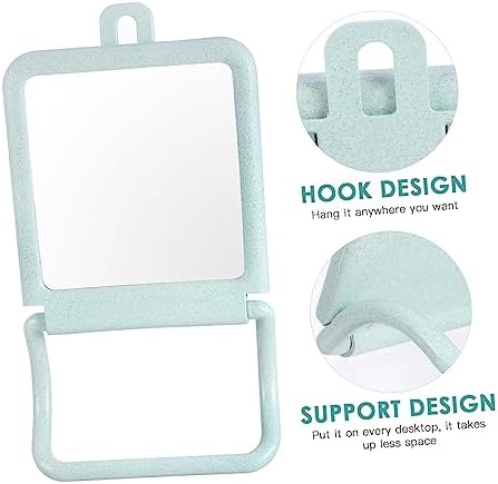 HAPINARY Led Vanity Mirror for Desk Wall Mountable Makeup Mirror
