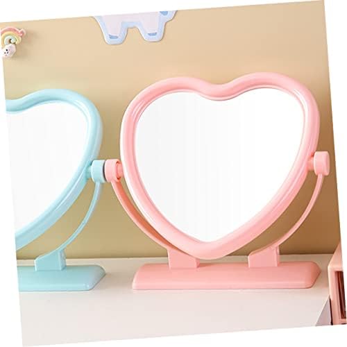 Vaguelly Heart Shaped Double Sided Vanity Mirror 1