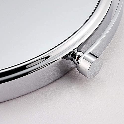 8 Inch Double Sided Wall Mount Makeup Mirror with 10X Magnification