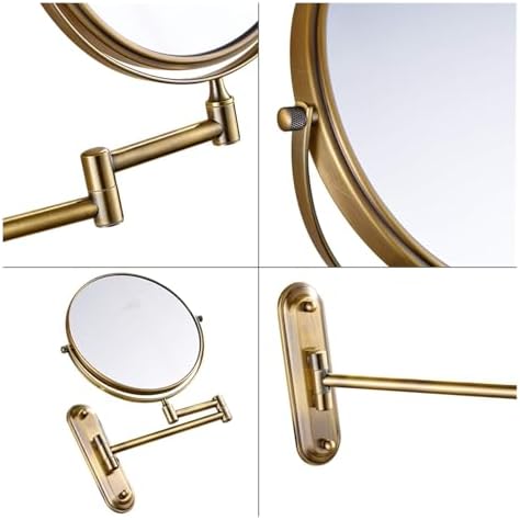 Wall Mounted Lighted Makeup Mirror with 10X Magnification