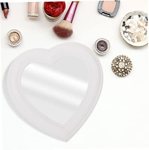VINTORKY Heart-Shaped Wall-Mounted Makeup Mirror for Vanity