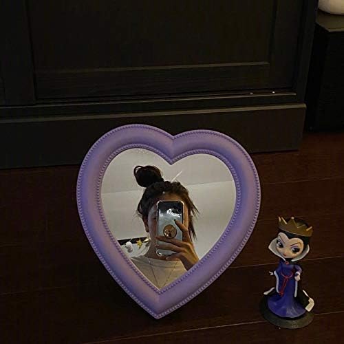 BinaryABC Heart Cosmetic Mirror Purple 1