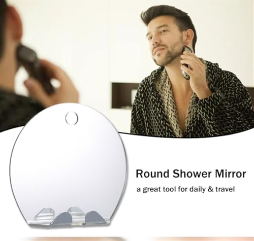 Stianiiie Anti-Fog Mirror with Storage and 2 Sheets