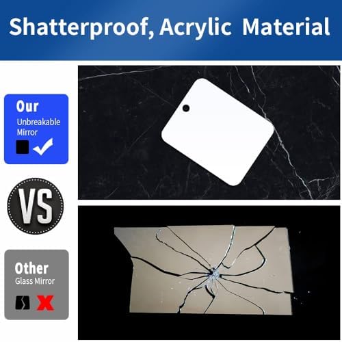 Xoudsi Super Value Shower Mirror 68x5 Inch Shatterproof