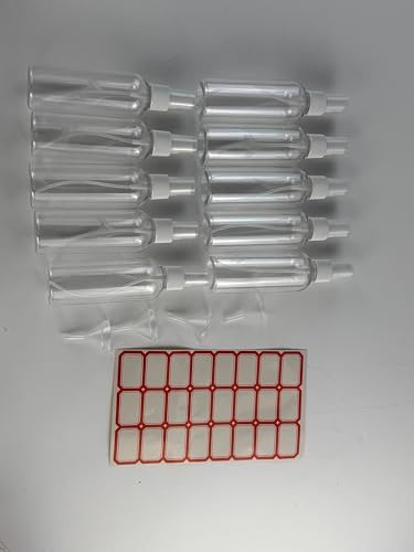 WATUNID 10 Pcs Mini Ketchup Bottles with Funnels and Brushes