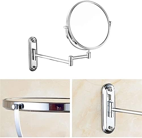 NOVOCE Makeup Mirror 360 Rotate Chrome 3X Magnification