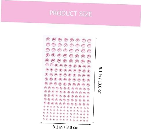 Didiseaon 3 Sets Self Adhesive Face Rhinestones