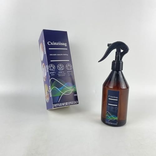 Cxinziisag All-in-One Anti-static Wrinkle Spray for Clothes