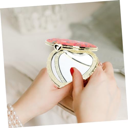 Heart Double-Sided Makeup Mirror for Beauty