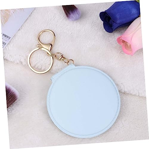 Angoily Mini Travel Makeup Mirror with PU Leather Frame