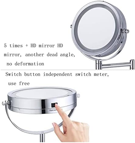 KARFRI Wall-Mounted Vanity Mirror with LED Light 1