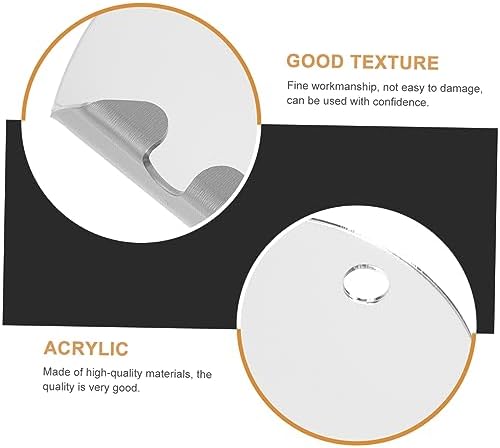 BIUDECO Travel Makeup Mirror Large Acrylic Fogless Non-Breakable