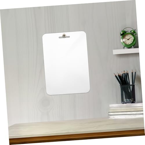 MERRYHAPY Fogless Acrylic Mirror 30x20cm Shaver Shower Wall Hanging