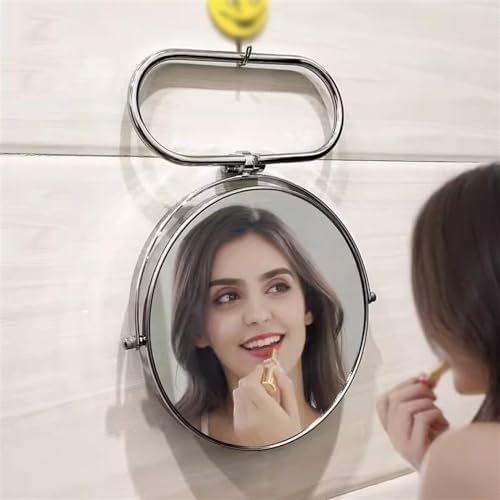 Luxury Wall-Mounted Makeup Mirror with HD Silver Plating