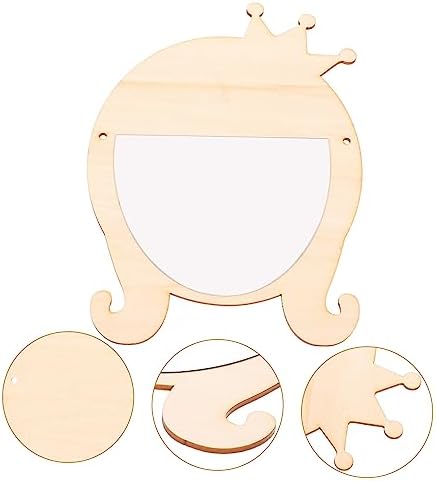 Cute Wooden Makeup Mirror for Girls Home Decor