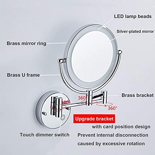 LCARY Wall Mirror 78 Inch Double Sided Swivel 1X10X