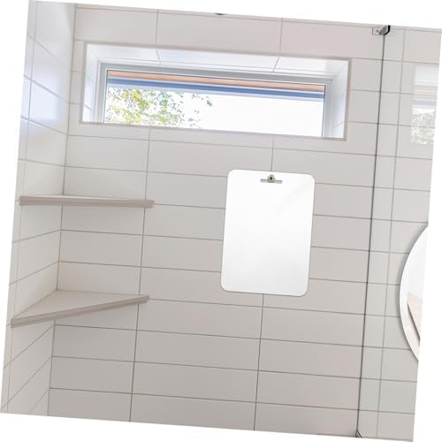 MERRYHAPY Fogless Acrylic Mirror 30x20cm Shaver Shower Wall Hanging