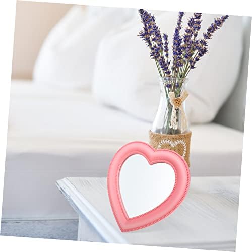 DOITOOL Heart Shape Standing Mountable Mirror Dual-Purpose Makeup