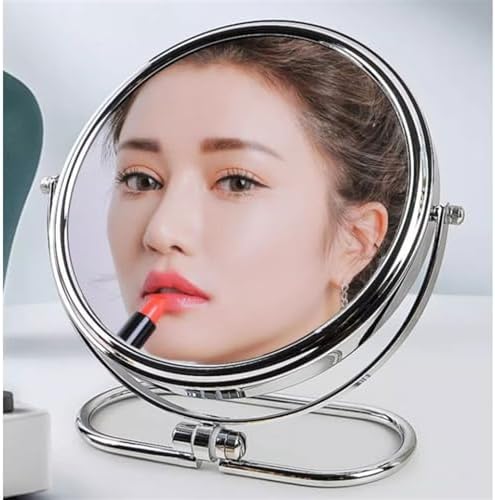 Luxury Wall-Mounted Makeup Mirror with HD Silver Plating