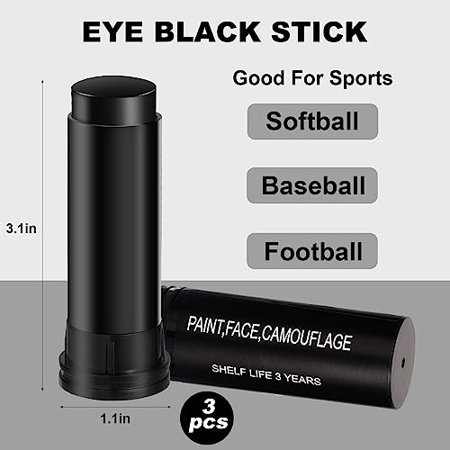 3pcs Eye Stick for Sports Face Body Paint