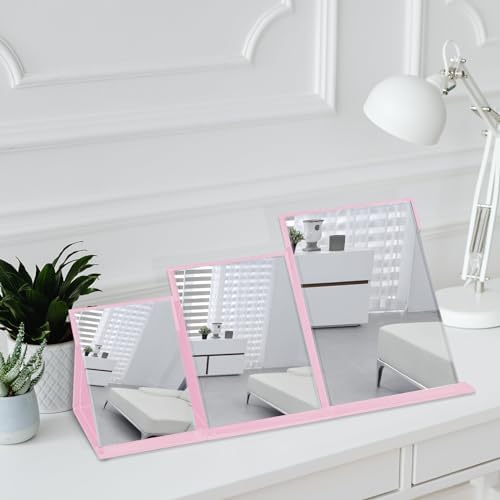 Yatnks 47x67 Inch Makeup Mirror with Adjustable Stand