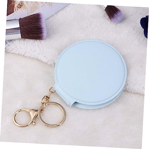 Angoily Mini Travel Makeup Mirror with PU Leather Frame