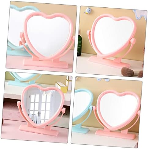 VICASKY Heart Shaped Double Sided Makeup Mirror