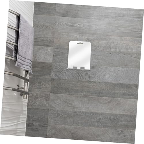 PAMINGONO Anti-Fog Shower Mirror with Razor Holder and Hooks