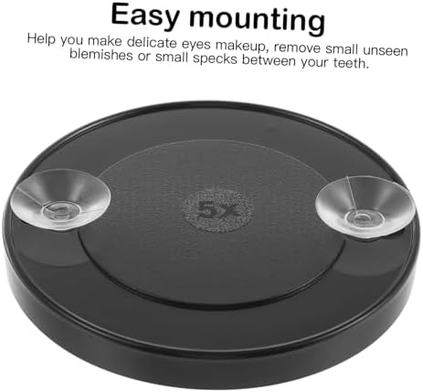 Magnifying Makeup Mirror with Suction Cups for Precision