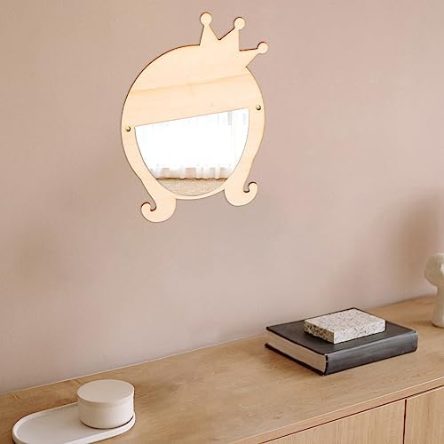 Beaupretty Cartoon Wall-Mounted Makeup Mirror