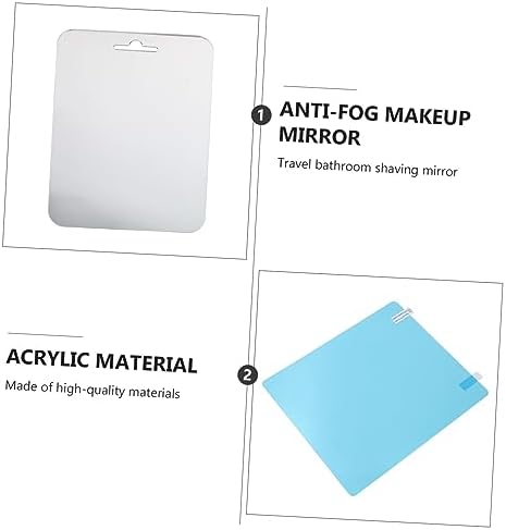 Anti-Fog Full Mirror Shaver Holder for Shower