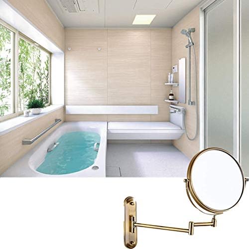 LCARY Wall Mounted Makeup Mirror with Magnification