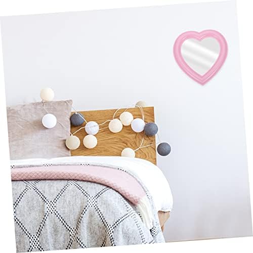 Mikinona Heart Shaped Vanity Mirror for Desk