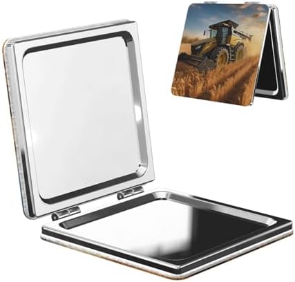 DWVTFSM Compact Travel Makeup Mirror 2X 1X Magnification Folding