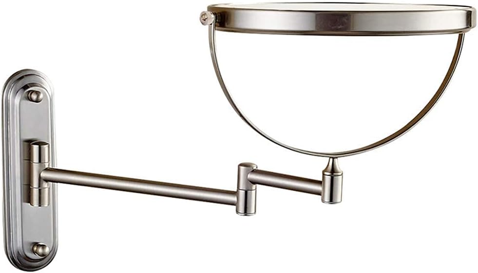 DEIHGE Wall-Mounted Brass Makeup Mirror
