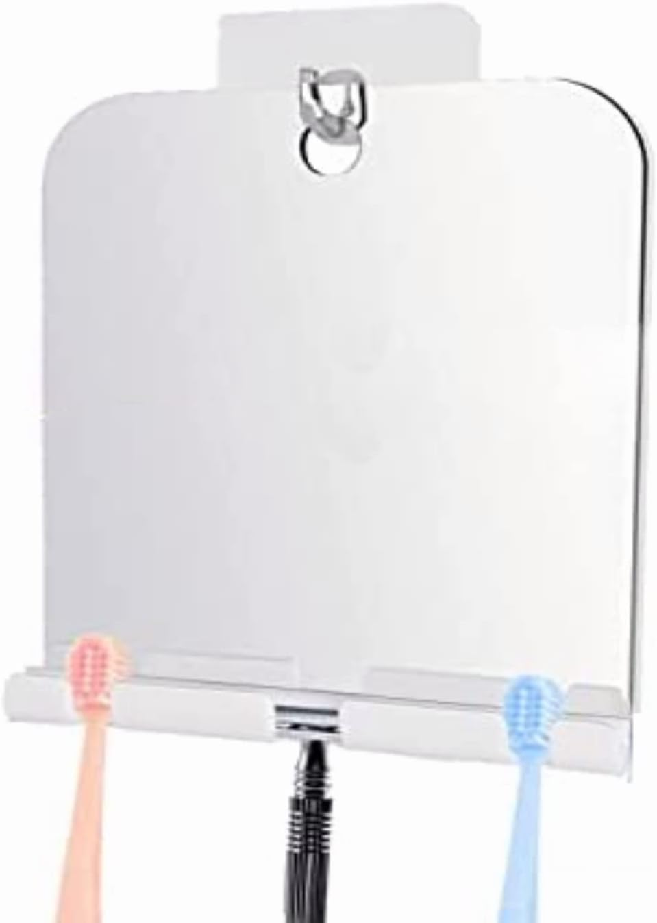 Shatterproof Fogless Shower Mirror with Hook