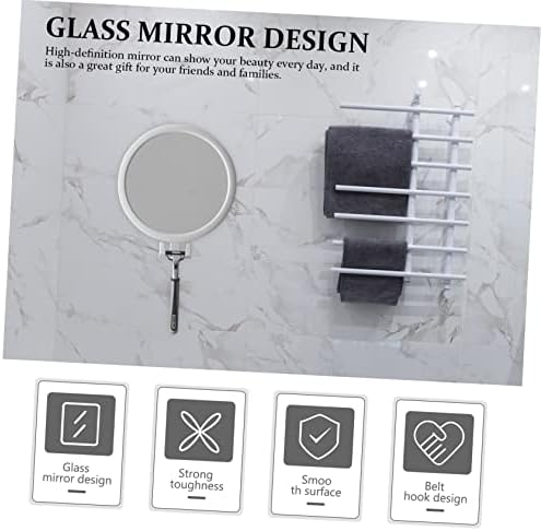 Mikinona Foldable Wall Mounted Makeup Mirror