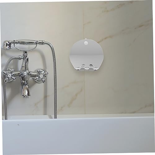 Portable Bathroom Mirror with Suction Cups and Anti-Fog Design