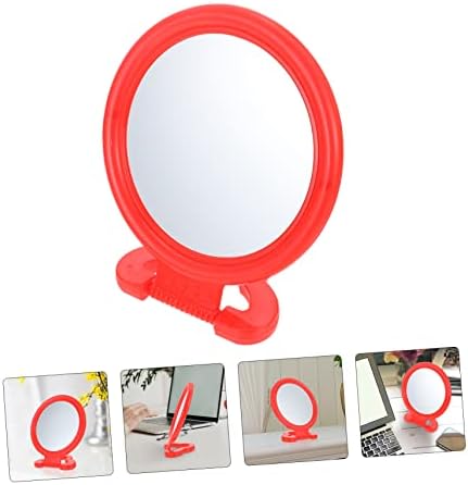 SAFIGLE Classic Red Makeup Mirror Wall or Table Mount