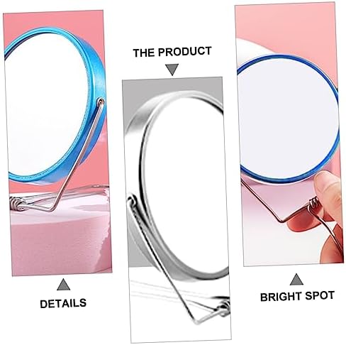 Gatuida Foldable Stainless Steel Double-Sided Makeup Mirror