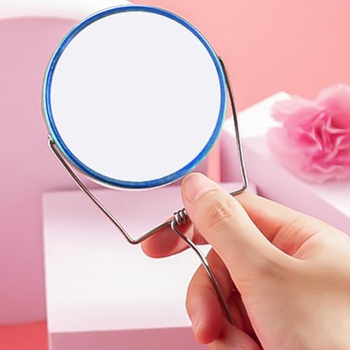 WRITWAA 1pc Portable Double Sided Makeup Mirror