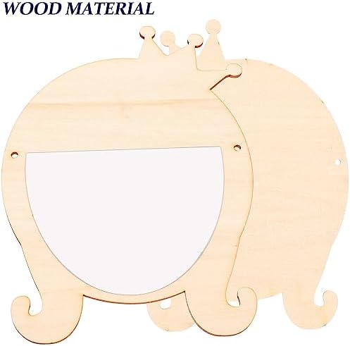 Cute Cartoon Wooden Makeup Mirror for Home and Beauty Use