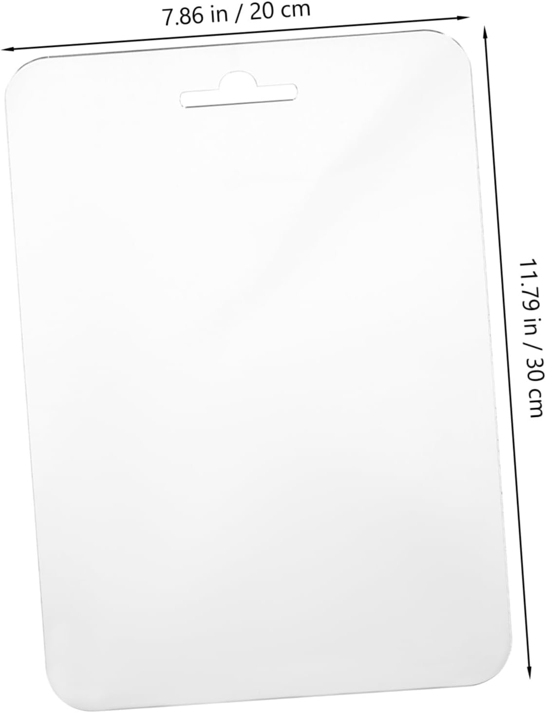 NIYANGLE 1set Unbreakable Fogless Acrylic Mirror for Shower Wall 1