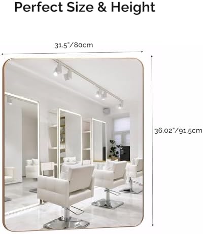 OmySalon Extra Large Wall Mounted Mirror