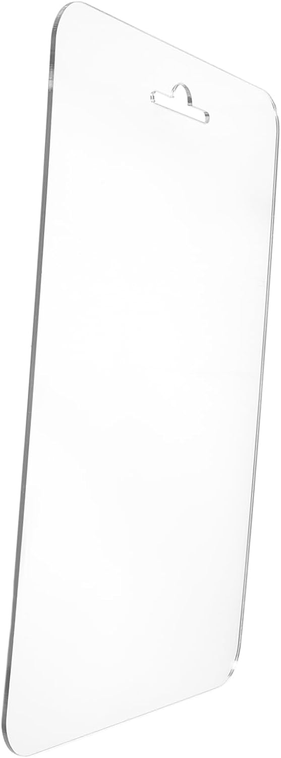 NIYANGLE 1set Unbreakable Fogless Acrylic Mirror for Shower Wall 1