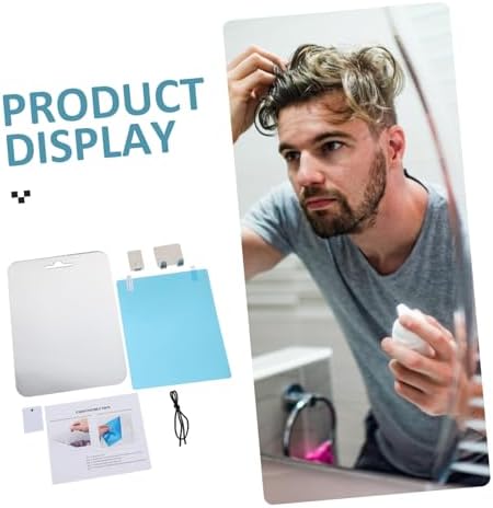 Baluue Portable Anti-Fog Mirror for Shower and Travel
