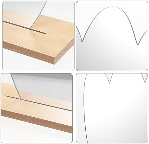 Cute Irregular Desk Mirror with Sturdy Stand