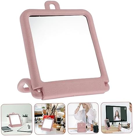 IWOWHERO Compact Desktop Makeup Mirror with Stand